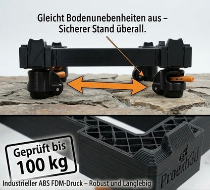 Rollwagengestell für Makita MAKPAC Systemkoffer Transportwagen mit Rollen