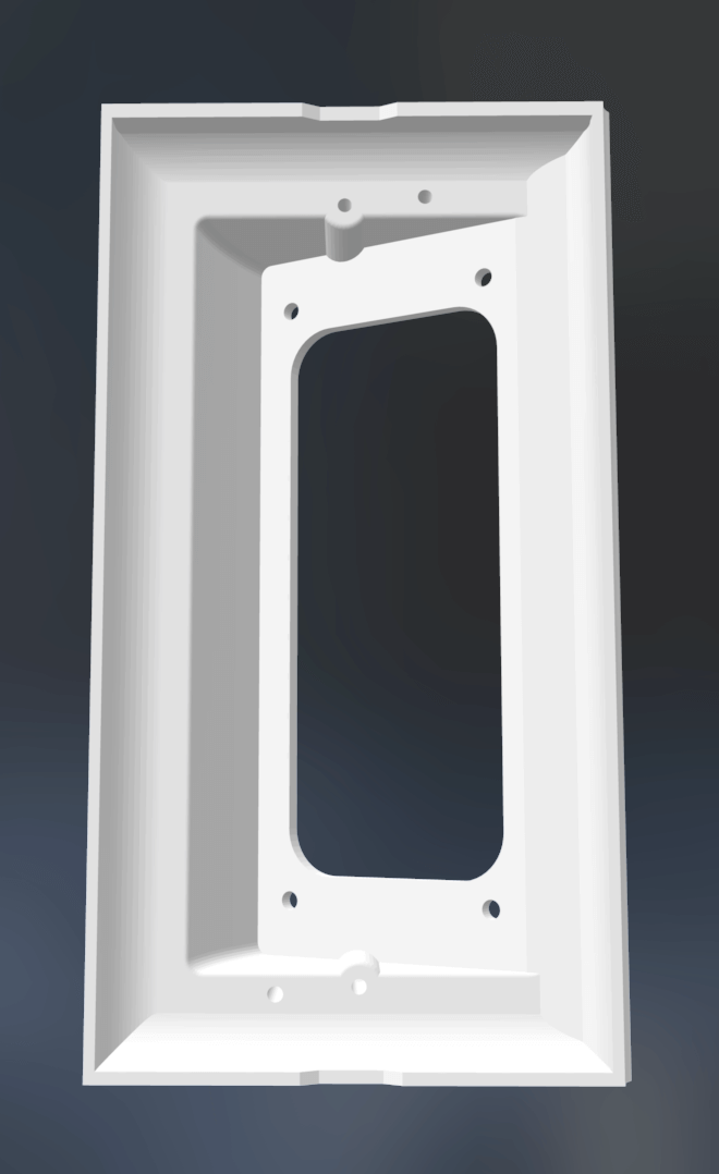 BTicino Linea 3000 30° Winkel Montage für Videosprechanlage (Komplett) - Proexh3D-Shop