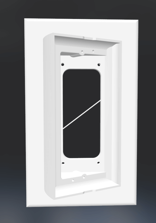 BTicino Linea 3000 30° Winkel Montage für Videosprechanlage (für Unterputzdose) - Proexh3D-Shop